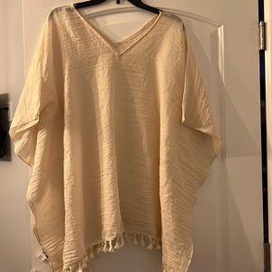 Style 101 tunic cream color one size
